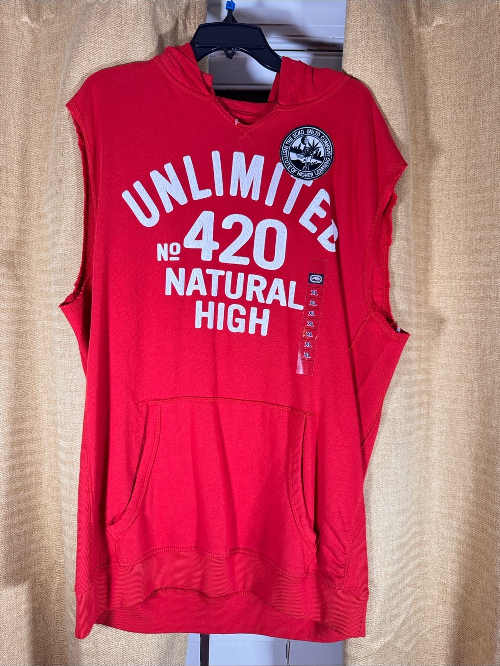 Ecko Unlimted Sleeveless Hoodie Men's size XL.  NWT! Y2K.